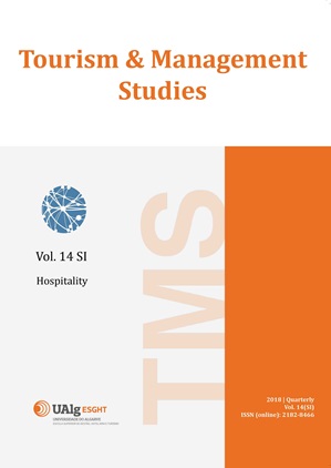 					View Vol. 14 (2018): Special Issue on Hospitality
				